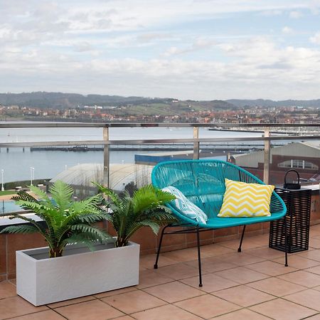 Atico Lujo Costa Vasca Bilbaoterraza Mar Jacuzi Lägenhet Santurtzi Exteriör bild