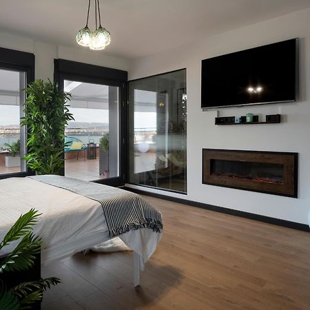 Atico Lujo Costa Vasca Bilbaoterraza Mar Jacuzi Lägenhet Santurtzi Exteriör bild